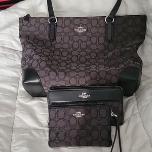 Coach purse, wallet and wristlet